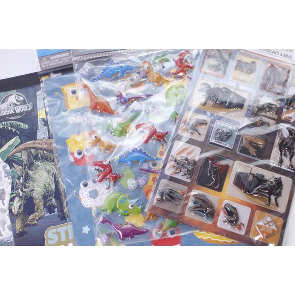 Large Lot, Jurassic Park, Spongebob, 3D, Booklets, Boy, Sticker Lot, Scrapbookin - Picture 3 of 3